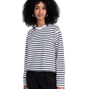ATM Anthony Thomas Melillo Classic Jersey Long Sleeve Boy Tee Striped